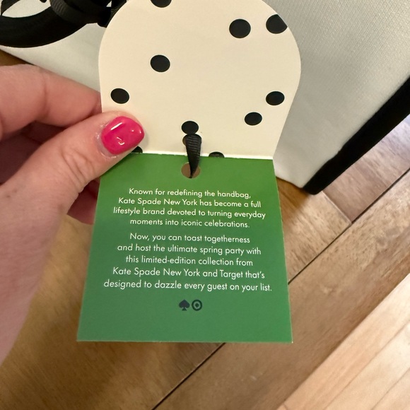 NWT Colorblock Knit Tote Bag - kate spade new york x Target White/Black - Picture 8 of 15